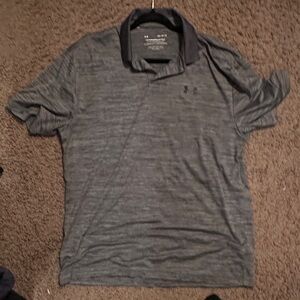 Under Armour Men's Gray Performance Polo Shirt
